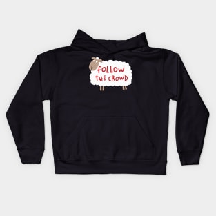 Follow The Crowd - Sheep Kids Hoodie